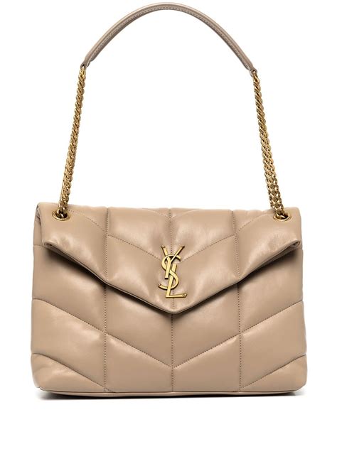 ysl college bag mouse gray|YSL flap shoulder bag.